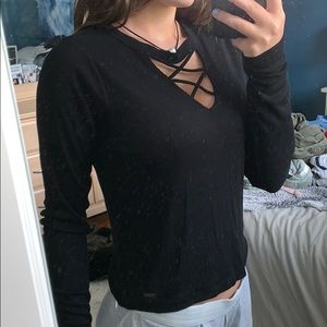 Hollister black long sleeve